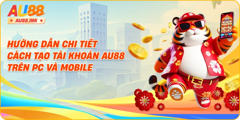Hướng dẫn chi tiết cách tạo tài khoản AU88 trên PC và Mobile